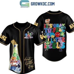 Inside Out 2024 Don’t Bottle It Up Personalized Baseball Jersey