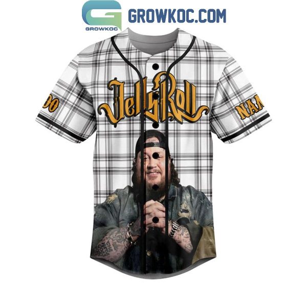 Jelly Roll All Gonna Be Alright Fan Personalized Baseball Jersey