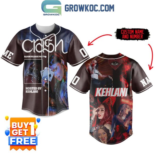 Kehlani Crash Album Release Party Personalized Baseball Jersey