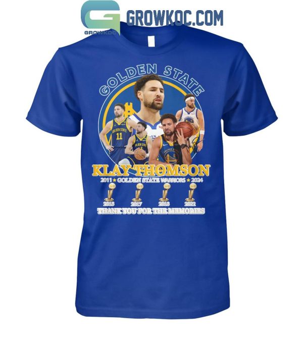 Klay Thomson 2011-2024 Golden State Warriors Star Devotion T-Shirt