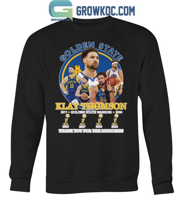 Klay Thomson 2011-2024 Golden State Warriors Star Devotion T-Shirt