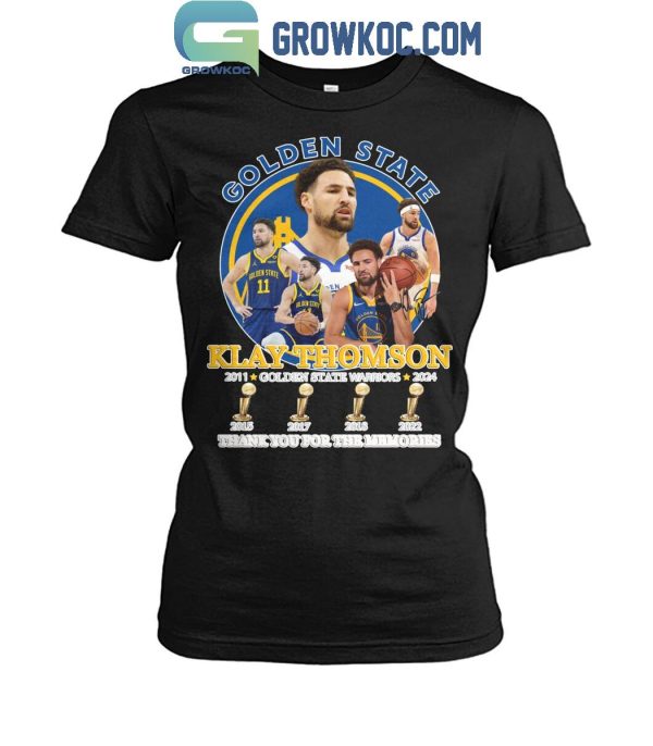 Klay Thomson 2011-2024 Golden State Warriors Star Devotion T-Shirt