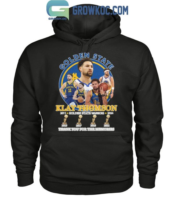 Klay Thomson 2011-2024 Golden State Warriors Star Devotion T-Shirt