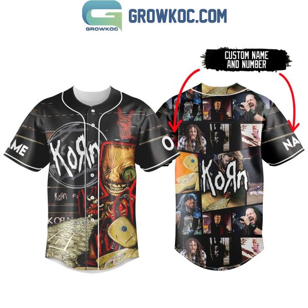 Korn All Best Image Of The Band Personalized Baseball Jersey