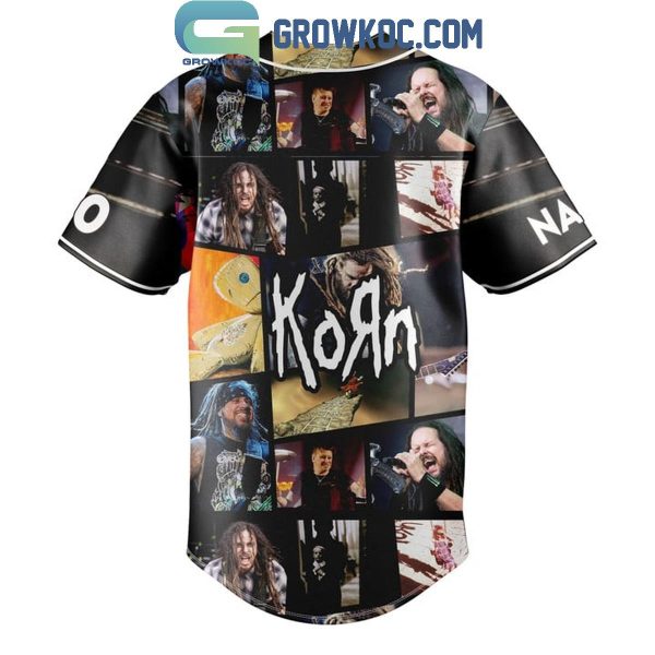 Korn All Best Image Of The Band Personalized Baseball Jersey