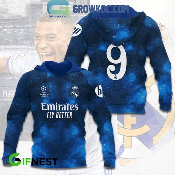Kylian Mbappe Real Madrid France Football Star Hoodie T-Shirt