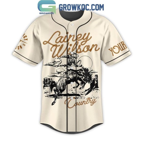 Lainey Wilson Wildflower And Wild Horses Personalized Baseball Jersey