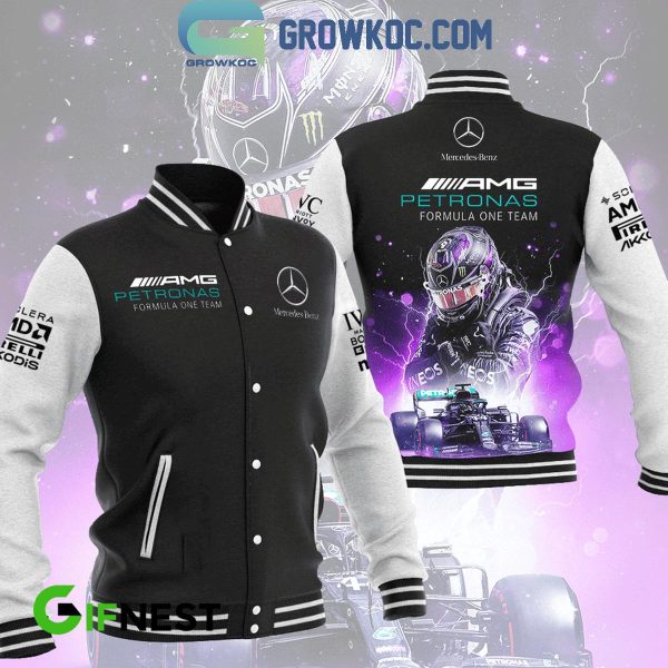 Lewis Hamilton Petronas Formula One Team Champions 2024 Baseball Jacket