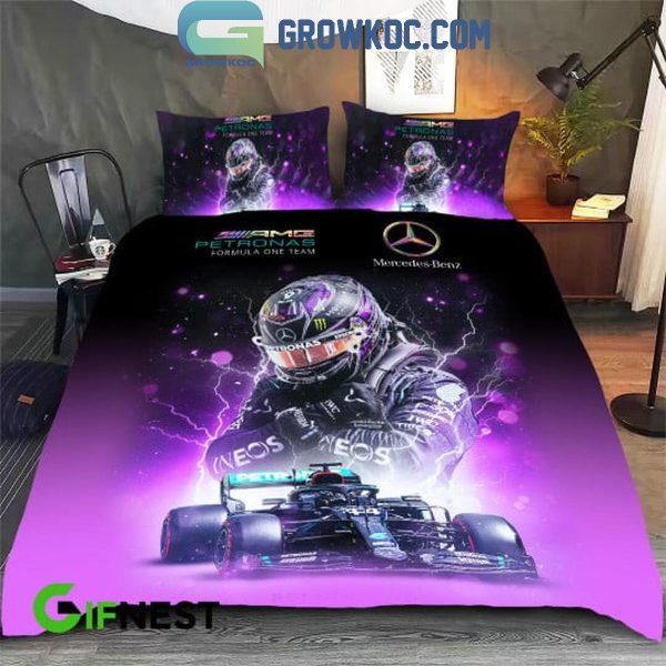 Lewis Hamilton Petronas Formula One Team Champions 2024 Bedding Set