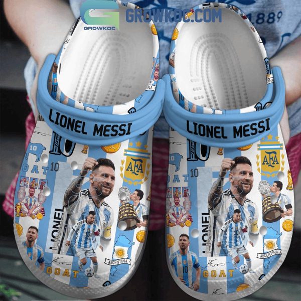 Lionel Messi Argentina Team Copa America 2024 Crocs Clogs