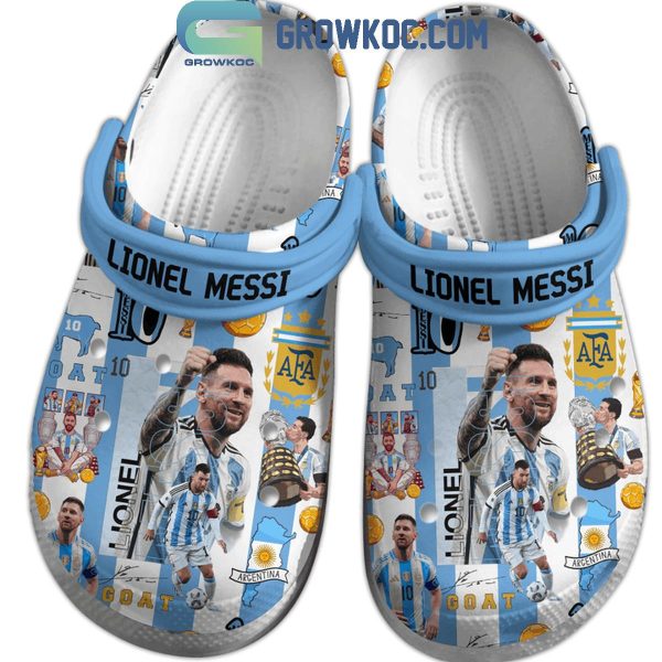 Lionel Messi Argentina Team Copa America 2024 Crocs Clogs
