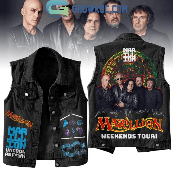 Marillion Weekends Tour 2024 Sleeveless Denim Jacket