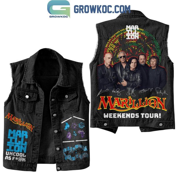 Marillion Weekends Tour 2024 Sleeveless Denim Jacket