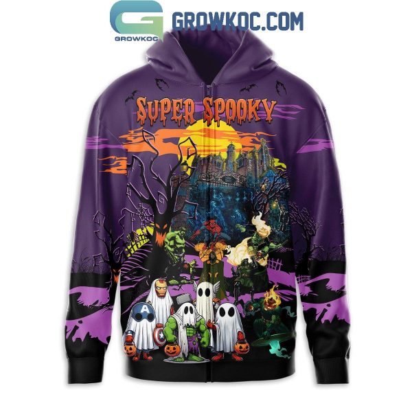 Marvel Avengers Super Spooky Halloween Hoodie T Shirt