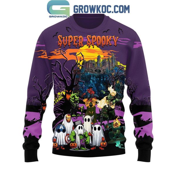 Marvel Avengers Super Spooky Halloween Hoodie T Shirt