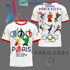 Marvel Avengers Team USA OlympicsParis 2024 Hoodie T-Shirt