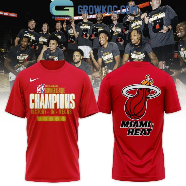 Miami Heat Victory In Vegas Summer League Champions 2024 Hoodie T Shirt