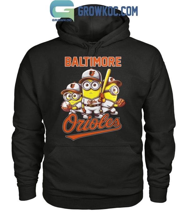 Minion Baltimore Orioles Baseball Team New Season T-Shirt