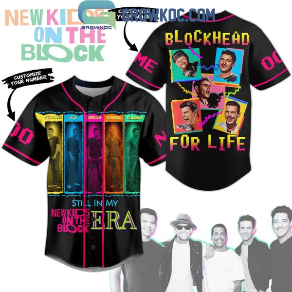 NKOTB Blockhead For Life 2024 Fan Stars Personalized Baseball Jersey