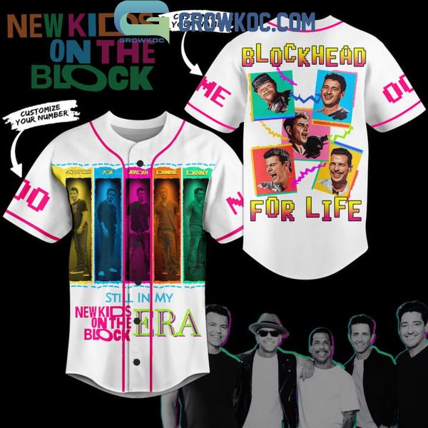 NKOTB Blockhead For Life 2024 Fan Stars Personalized Baseball Jersey