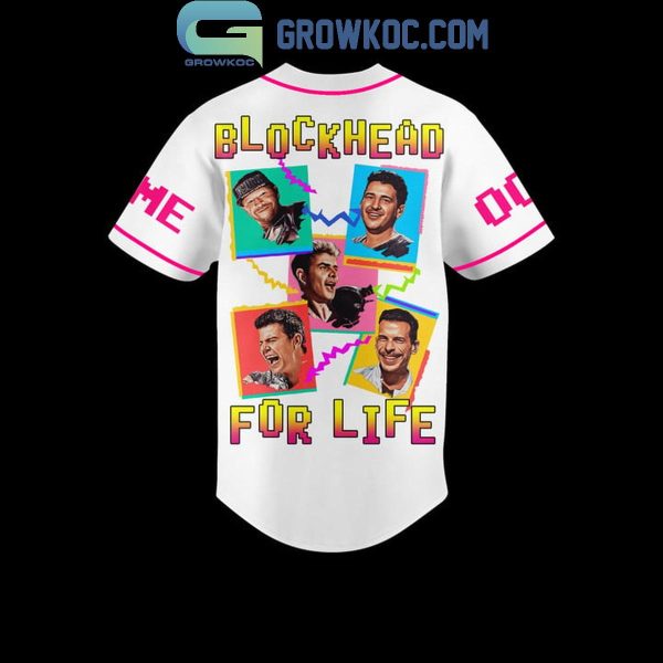 NKOTB Blockhead For Life 2024 Fan Stars Personalized Baseball Jersey