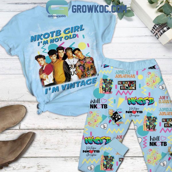 NKOTB I’m Not Old I’m Vintage True Fan Fleece Pajamas Set