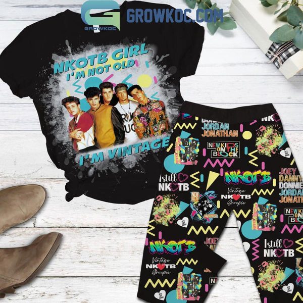 NKOTB I’m Not Old I’m Vintage True Fan Fleece Pajamas Set