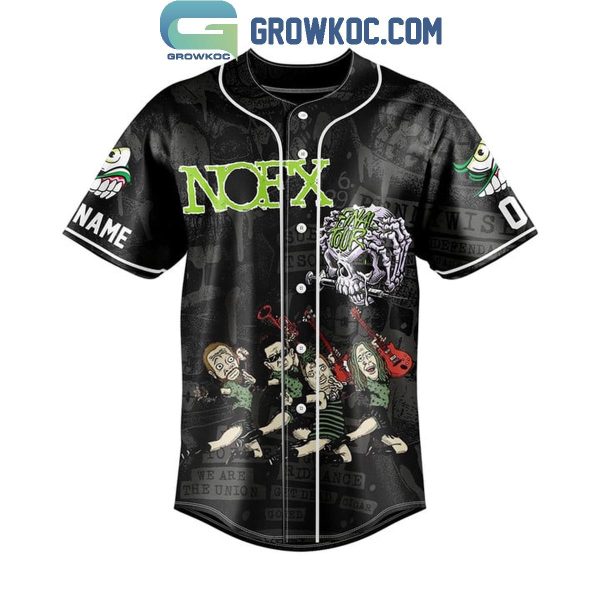 NOFX The Final Brooklyn Personalized Baseball Jersey