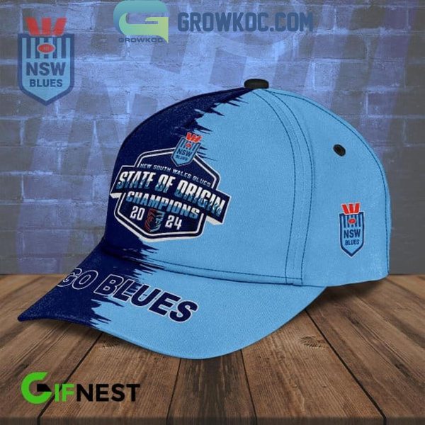 New South Wales State Of Origin 2024 Champions Go Blue Cap