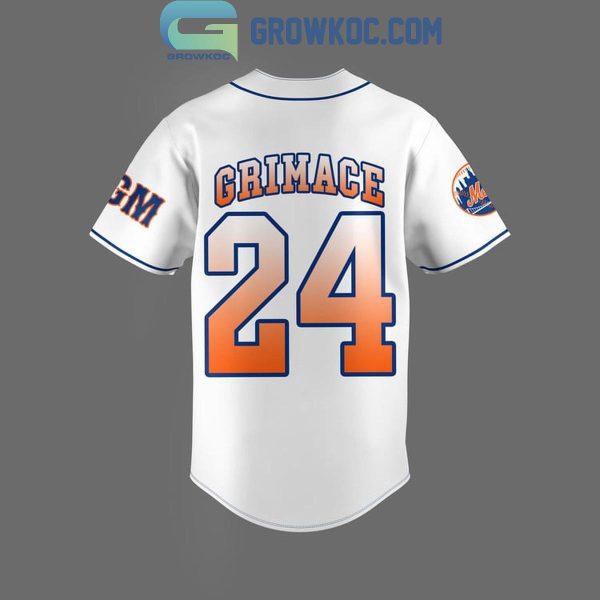 New York Mets LFGM Grimace Era Personalized Baseball Jersey