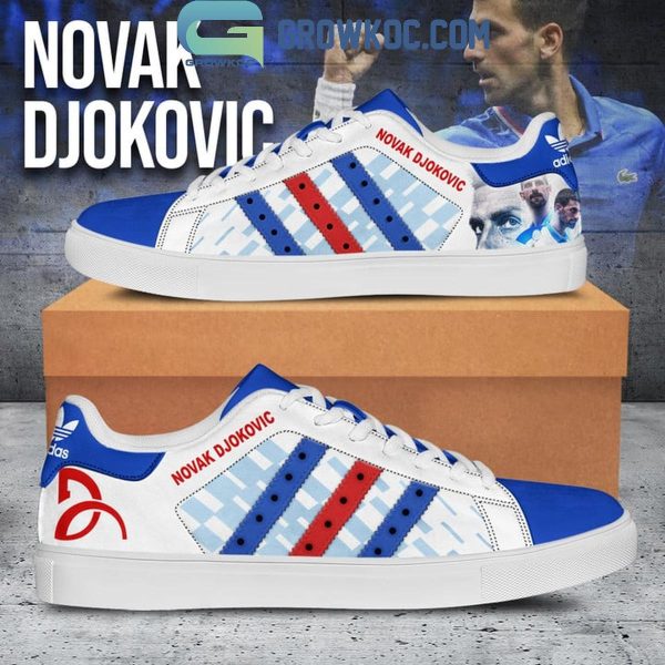 Novak Djokovic Wimbledon Tennis Championship 2024 Stan Smith Shoes