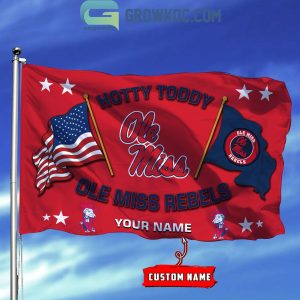Ole Miss Rebels 2024 Hotty Toddy Personalized Flag