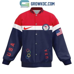 Olympic Paris 2024 Of Team USA Baseball Jacket