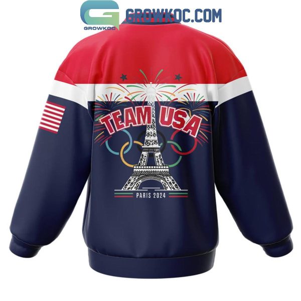 Olympic Paris 2024 Of Team USA Baseball Jacket