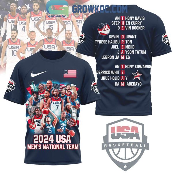 Olympic Paris 2024 USA Men’s National Team Hoodie T-Shirt