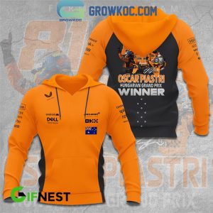 Oscar Piastri McLaren F1 Team Hungarian Grand Prix 2024 Winner Hoodie T-Shirt