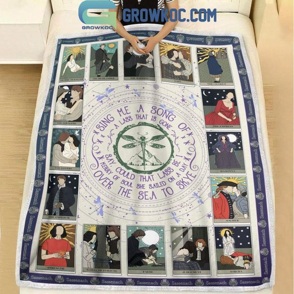 Outlander Sing Me A Song Over The Sea To Sky Fleece Blanket Quilt