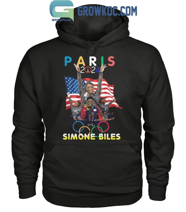 Paris 2024 Olympic Simone Biles Golden Girl T-Shirt
