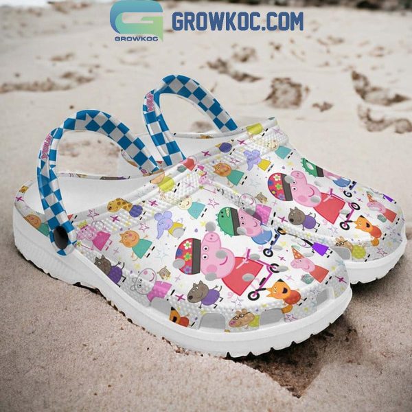 Peppa Pig Cartoon Entertainment One Personalized Crocs Clogs