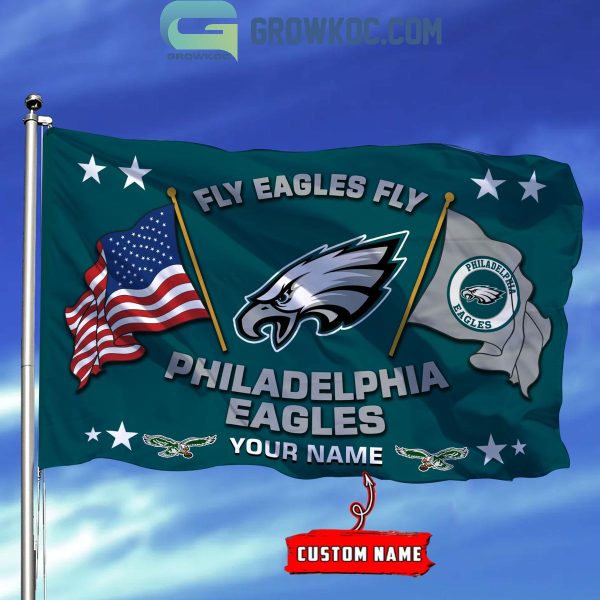 Philadelphia Eagles 2024 Fly Eagles Fly Personalized Flag