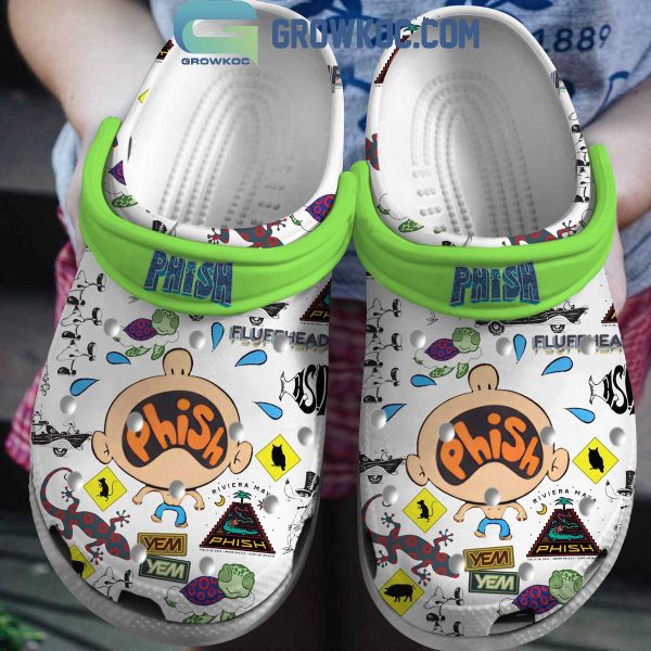 Phish Fluffhead Yem Yem Crocs Clogs