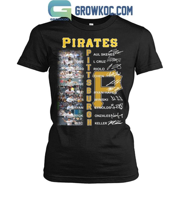 Pittsburgh Pirates Baseball Team True Starting Squad T-Shirt
