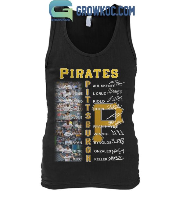 Pittsburgh Pirates Baseball Team True Starting Squad T-Shirt