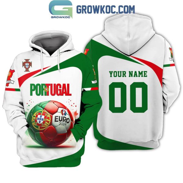 Portugal Football Team Fan UEFA Euro 2024 Personalized Hoodie T-Shirt