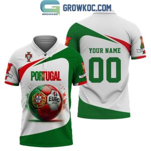 Portugal Football Team Fan UEFA Euro 2024 Personalized Polo Shirts