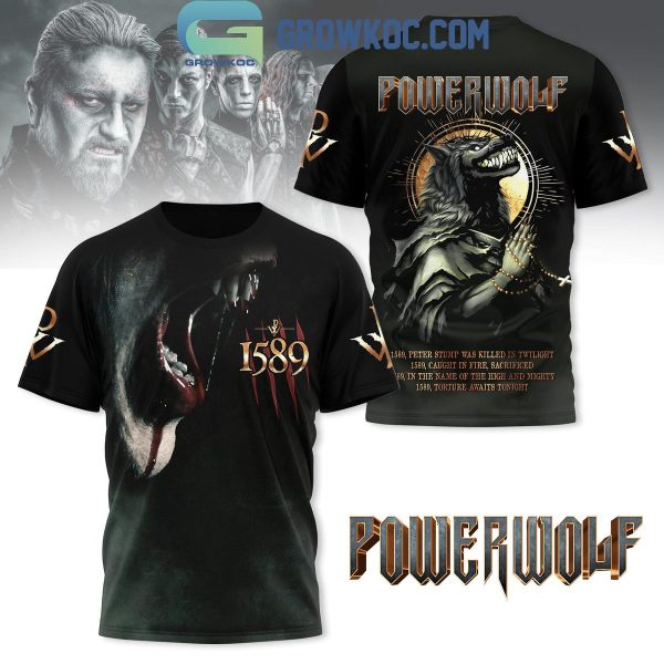Powerwolf 1589 Torture Awaits Tonight Hoodie T-Shirt
