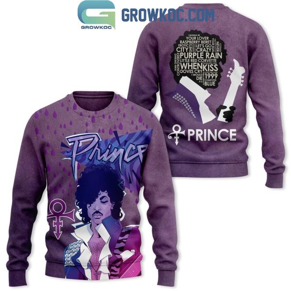 Prince I Wanna Be Your Lover Raspberry Beret Hoodie T Shirt
