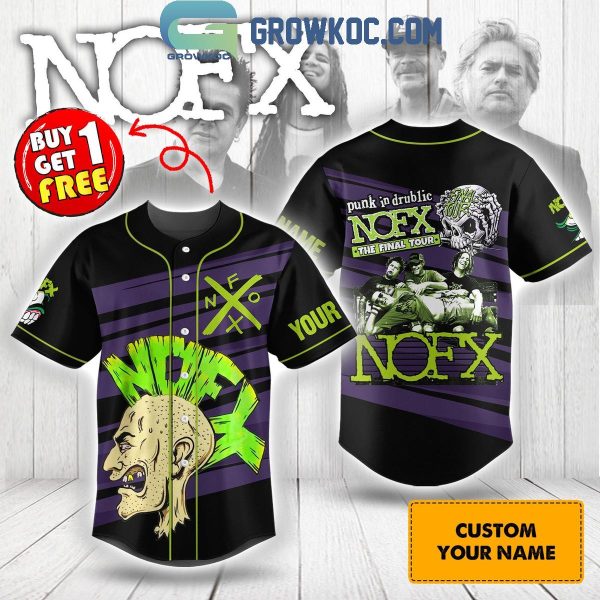 Punk In Drublic The Final Tour 2024 Of NOFX Band Personalized Baseball Jersey