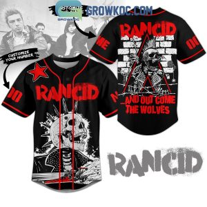 Rancid And Out Come The Wolves Fan Personalized Baseball Jersey