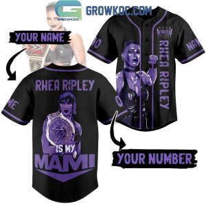 Rhea Ripley WWE Is My Mami Personalized Baseball Jersey